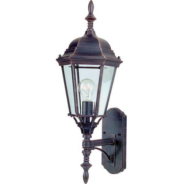 Maxim Lighting Westlake LED E26 1-Light 9.5" Wide Rust Patina Outdoor Wall Sconce 65103RP - main